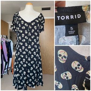 Torrid Skull Dress - 5x